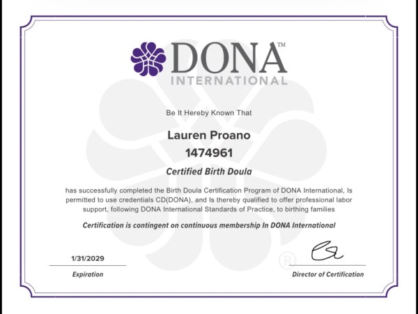 Certification