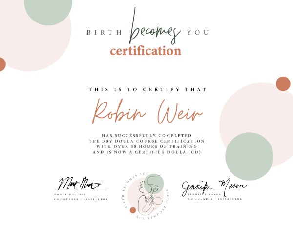 Certification