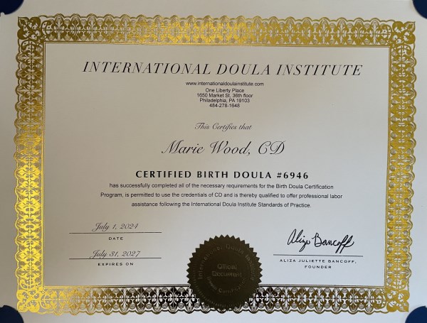 Certification