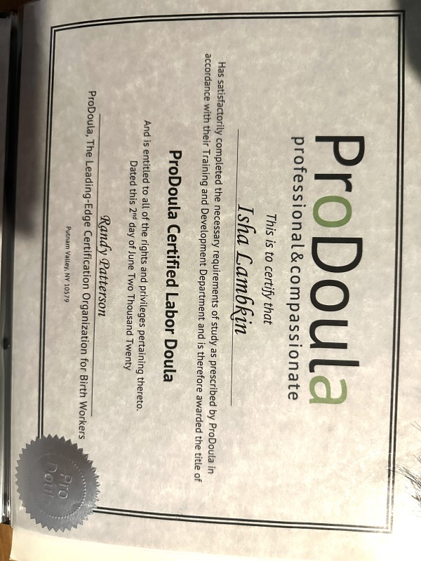 Certification
