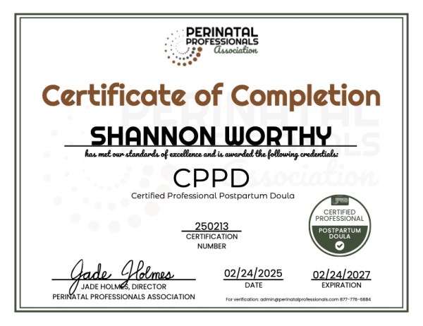 Certification