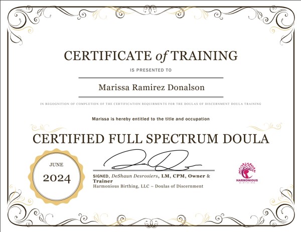 Certification