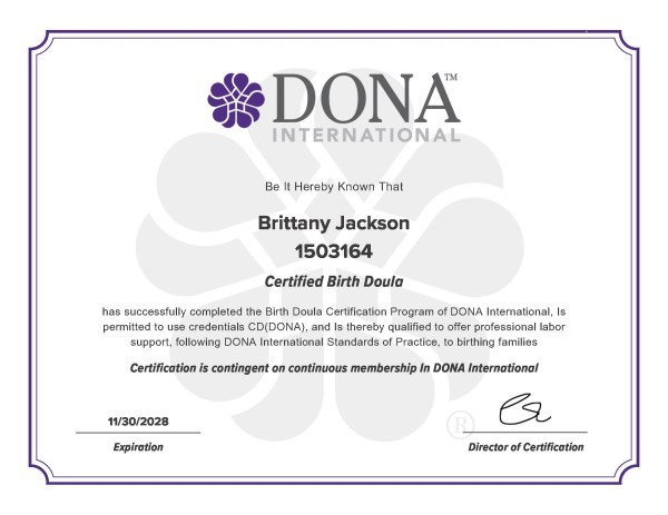 Certification