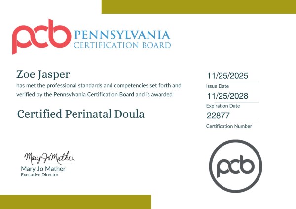 Certification