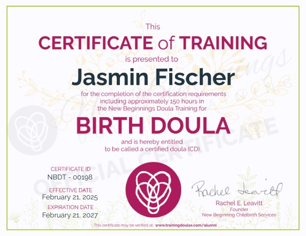 Certification