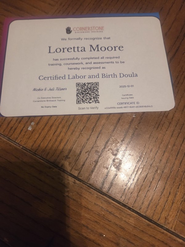 Certification