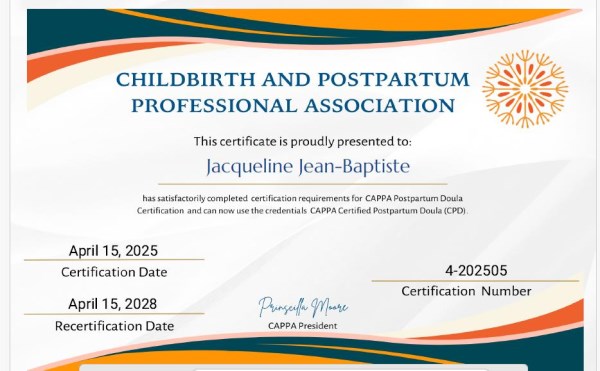 Certification