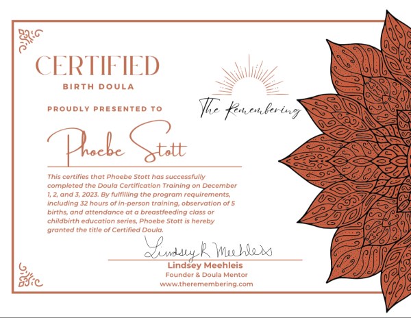 Certification
