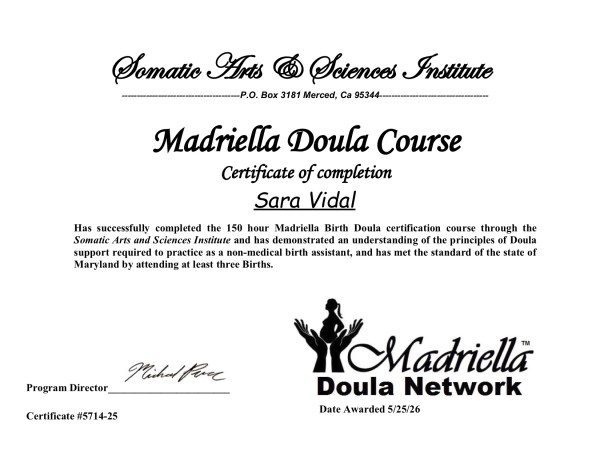 Certification