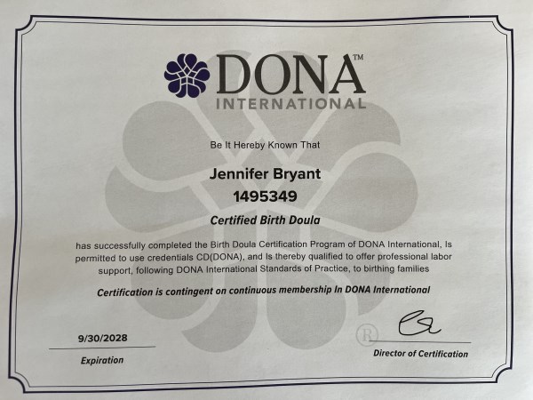 Certification