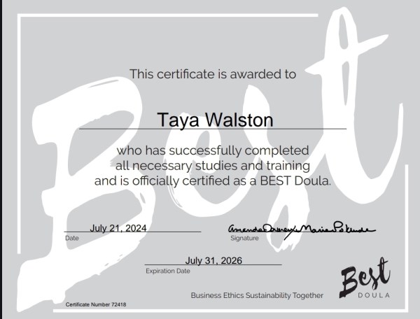 Certification