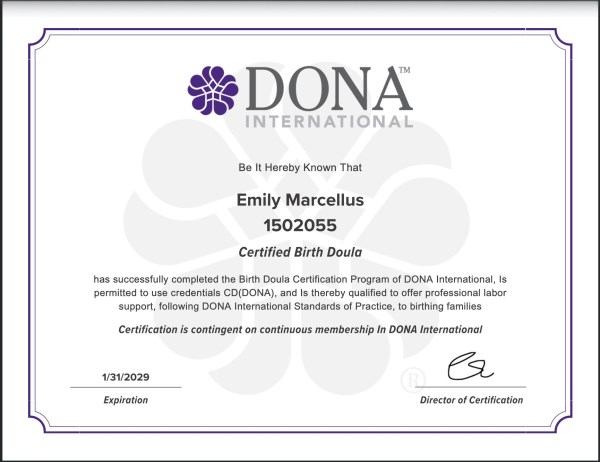 Certification