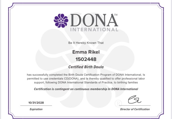 Certification