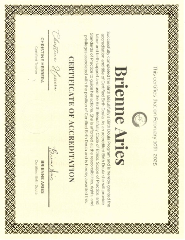 Certification