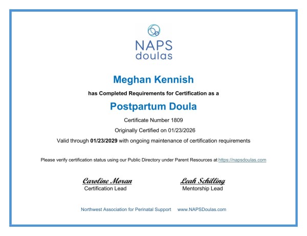 Certification