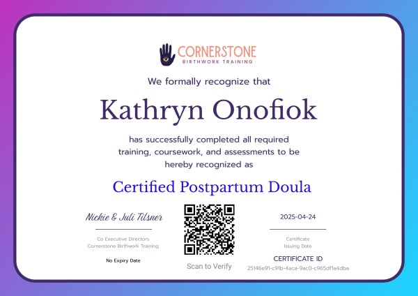 Certification