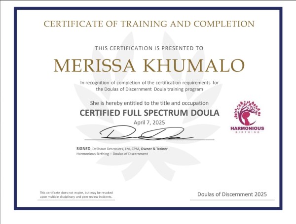 Certification