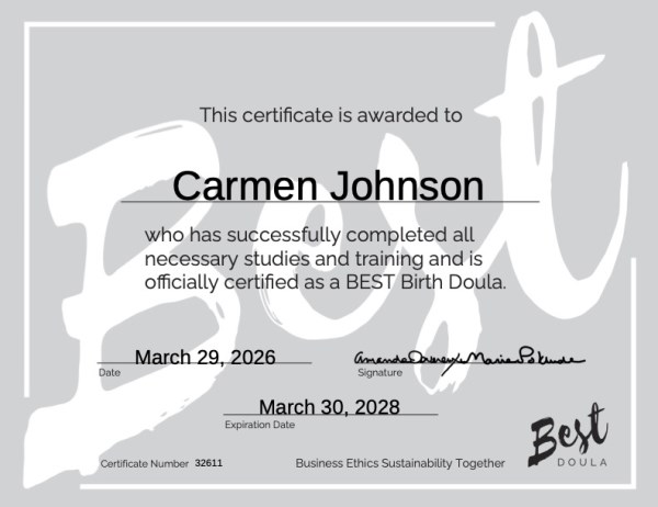 Certification