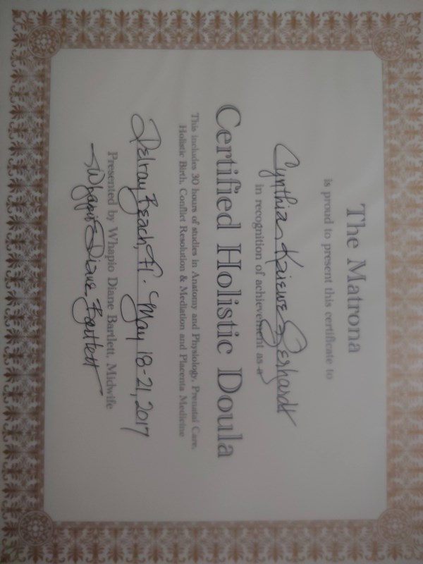Certification
