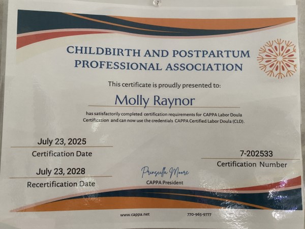 Certification