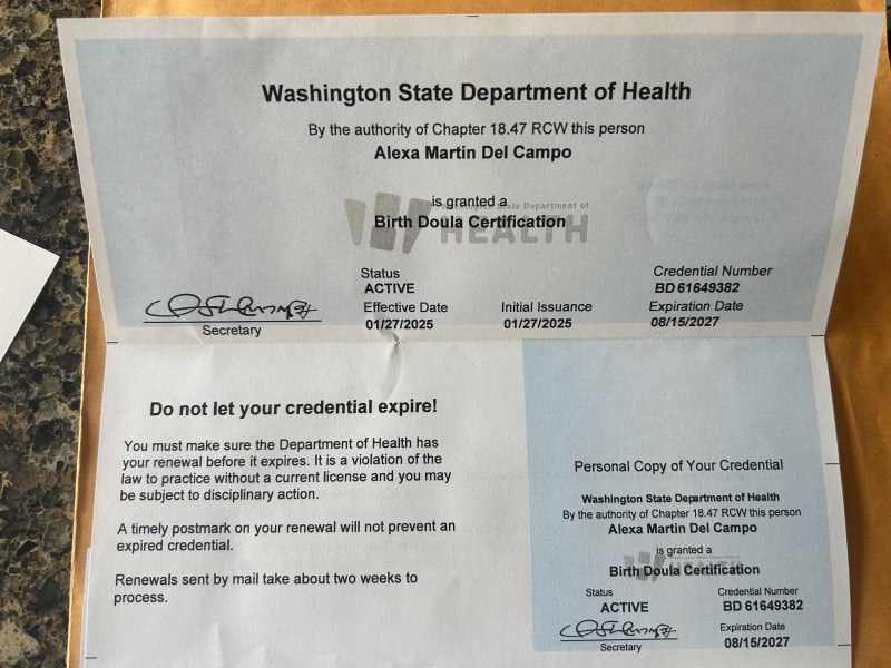 Certification