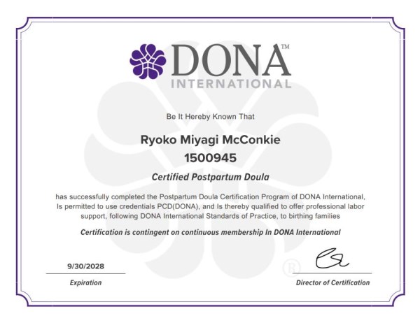 Certification