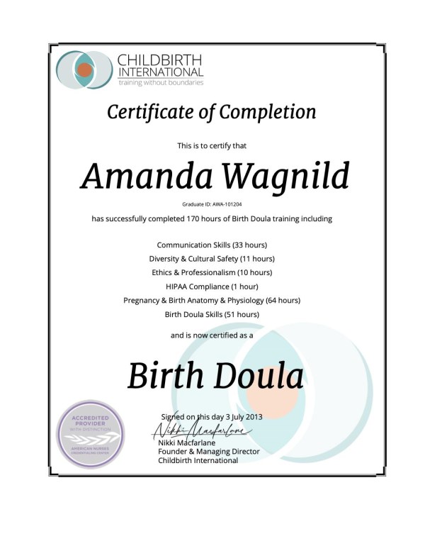 Certification