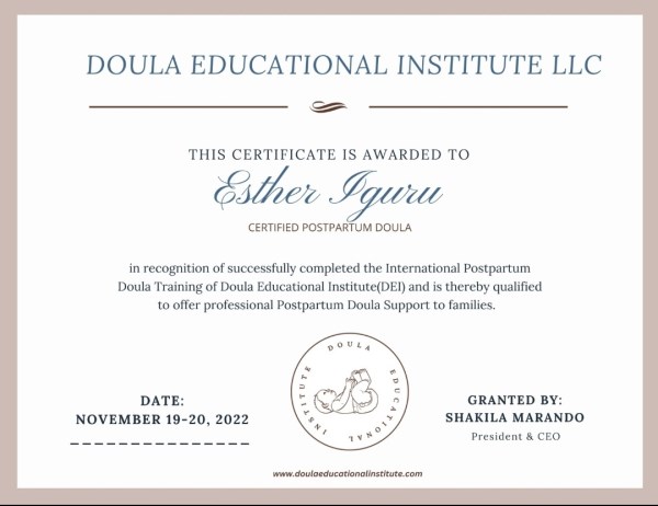 Certification