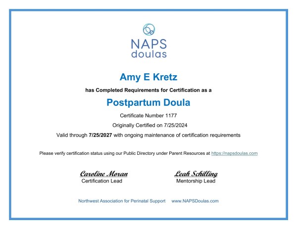 Certification