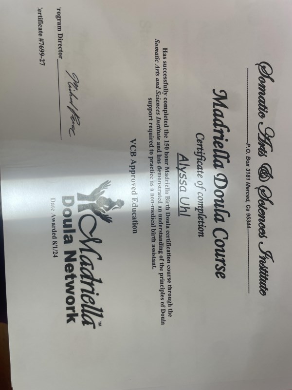 Certification
