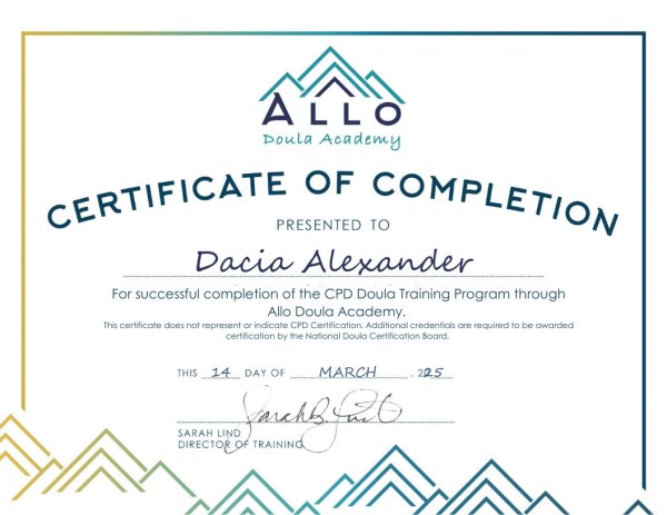 Certification
