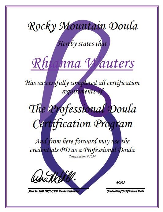 Certification