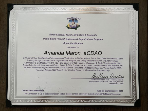Certification