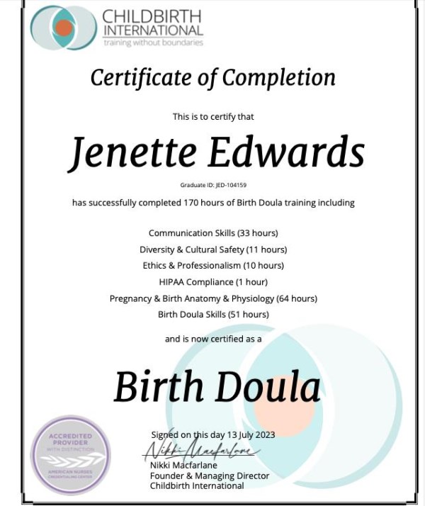 Certification