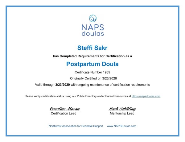Certification