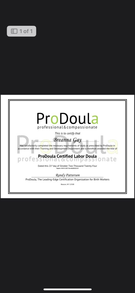 Certification