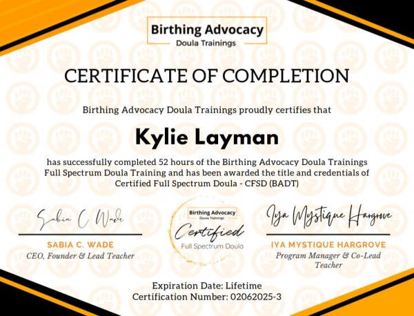 Certification