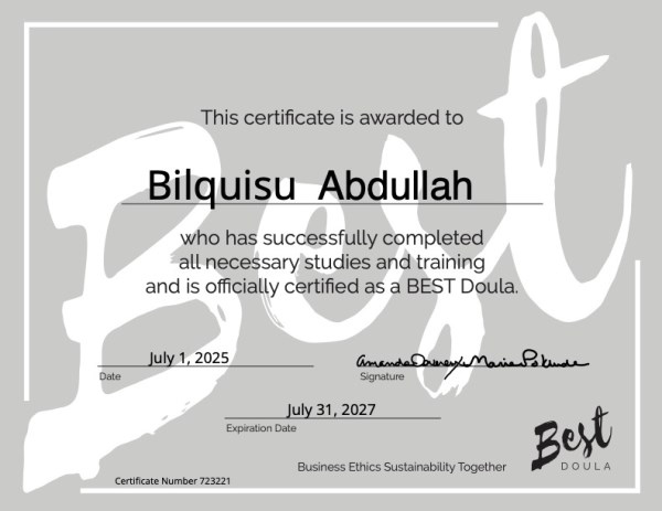 Certification