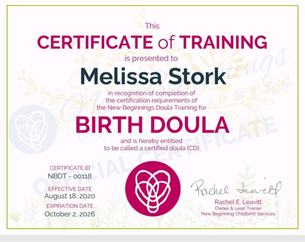Certification