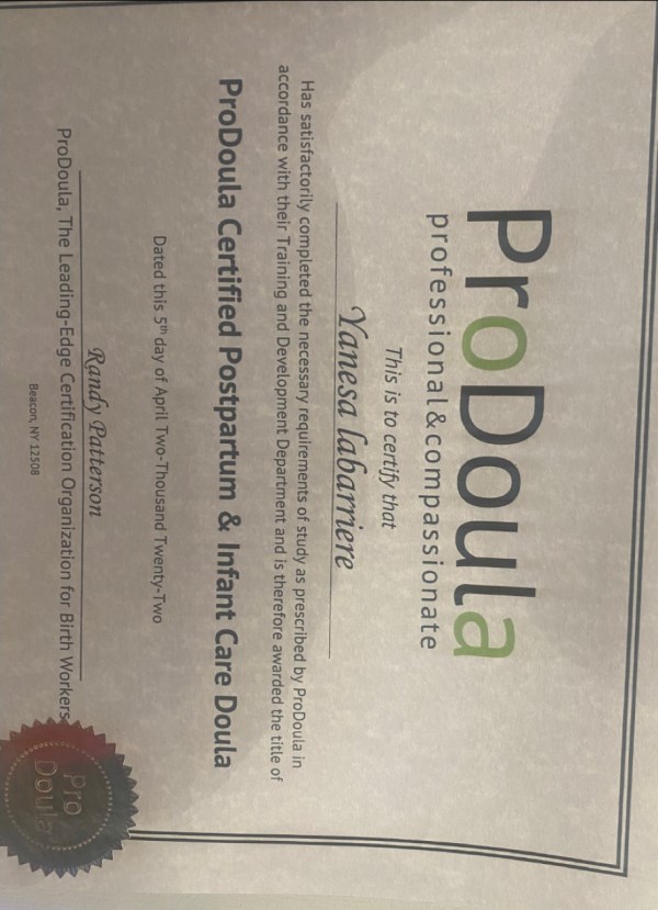Certification