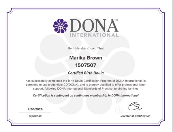 Certification