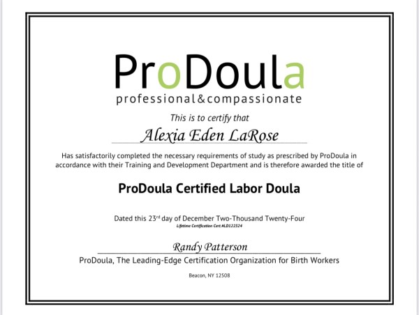 Certification