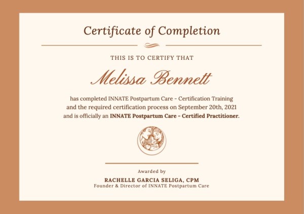 Certification