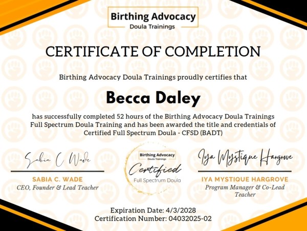 Certification