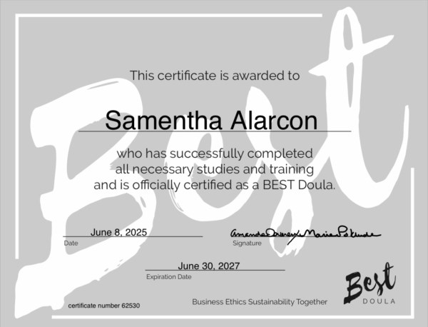 Certification