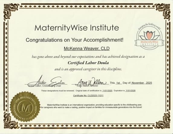 Certification