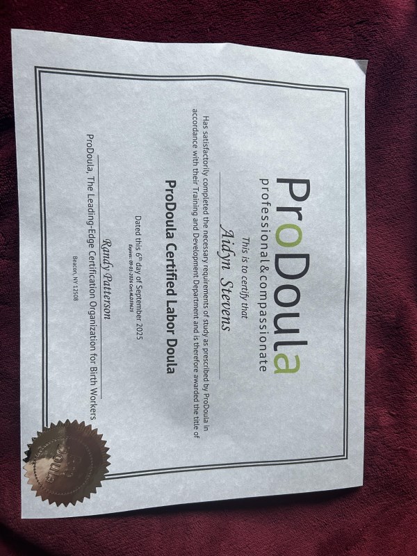 Certification