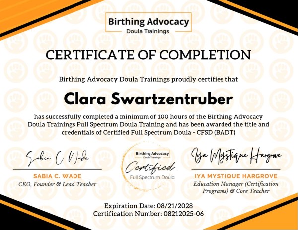 Certification