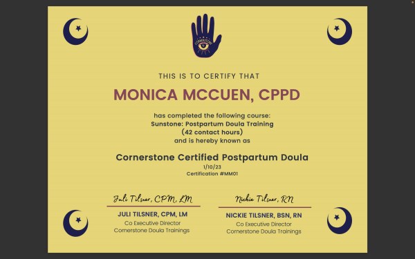 Certification