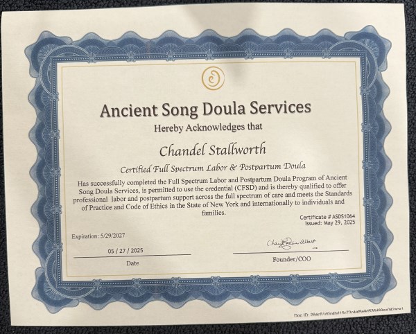 Certification